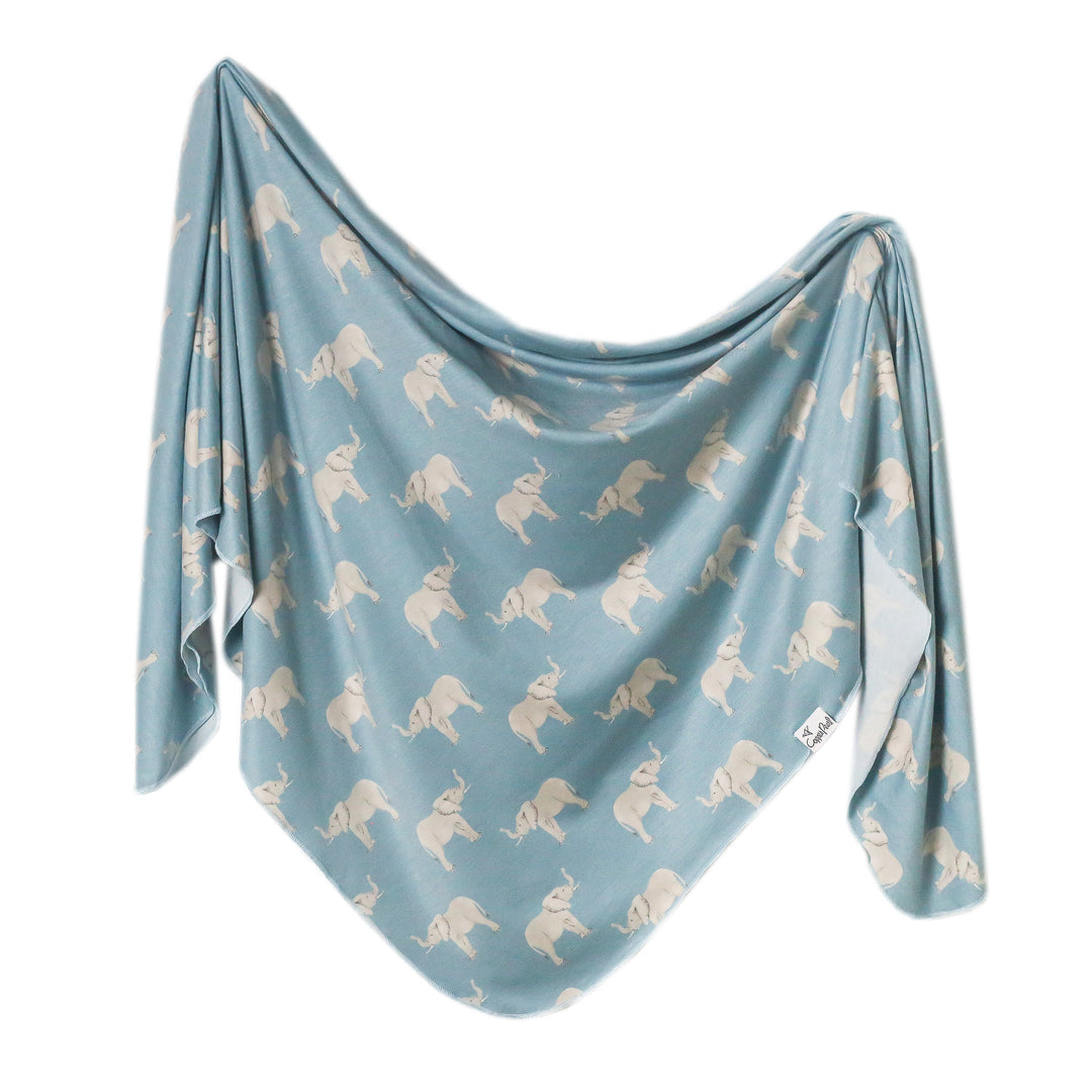 Swaddle Blanket 180 BABY GEAR Copper Pearl Peanut (Elephant)