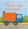 That's Not My Books Usborne Books Truck