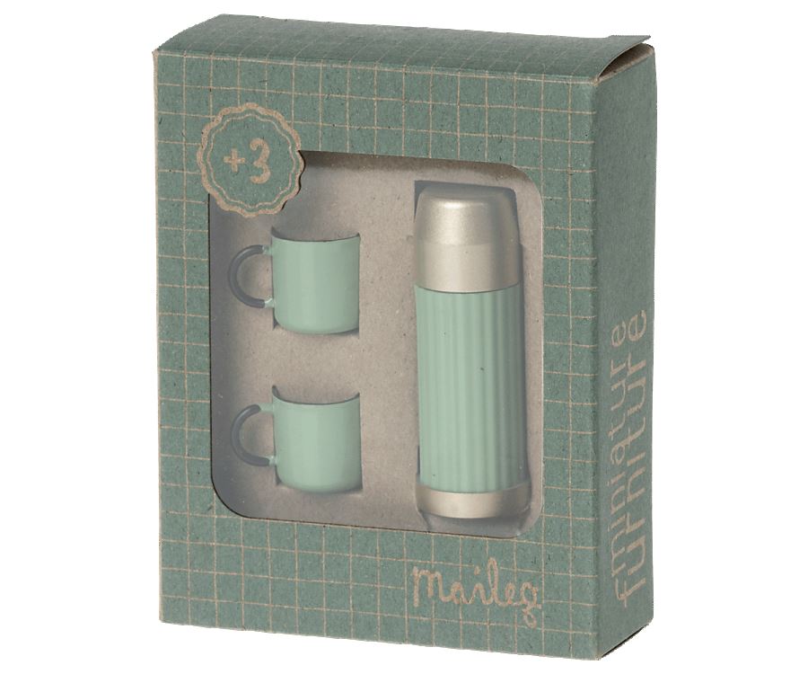 Thermos And Cups-Mint 196 TOYS CHILD Maileg