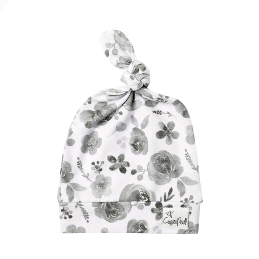 Top Knot Hats Hats Copper Pearl Rowan (Grey Floral)