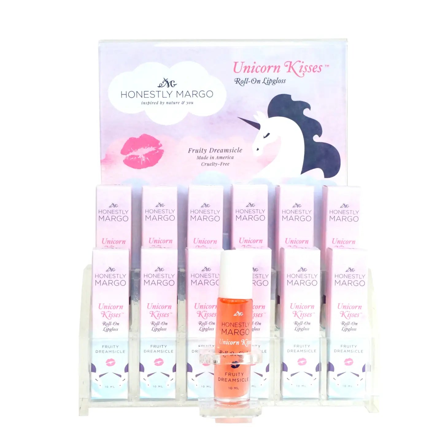 Unicorn Kisses Roll-On Lip Gloss 110 ACCESSORIES CHILD Honestly Margo