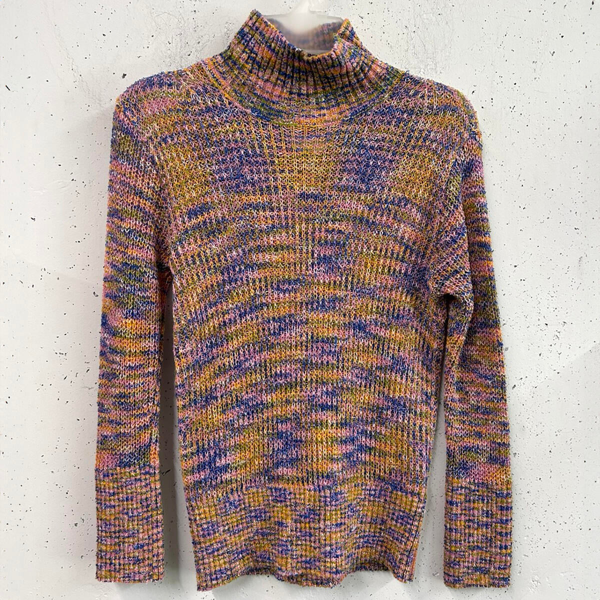 Multicolor Mockneck Sweater