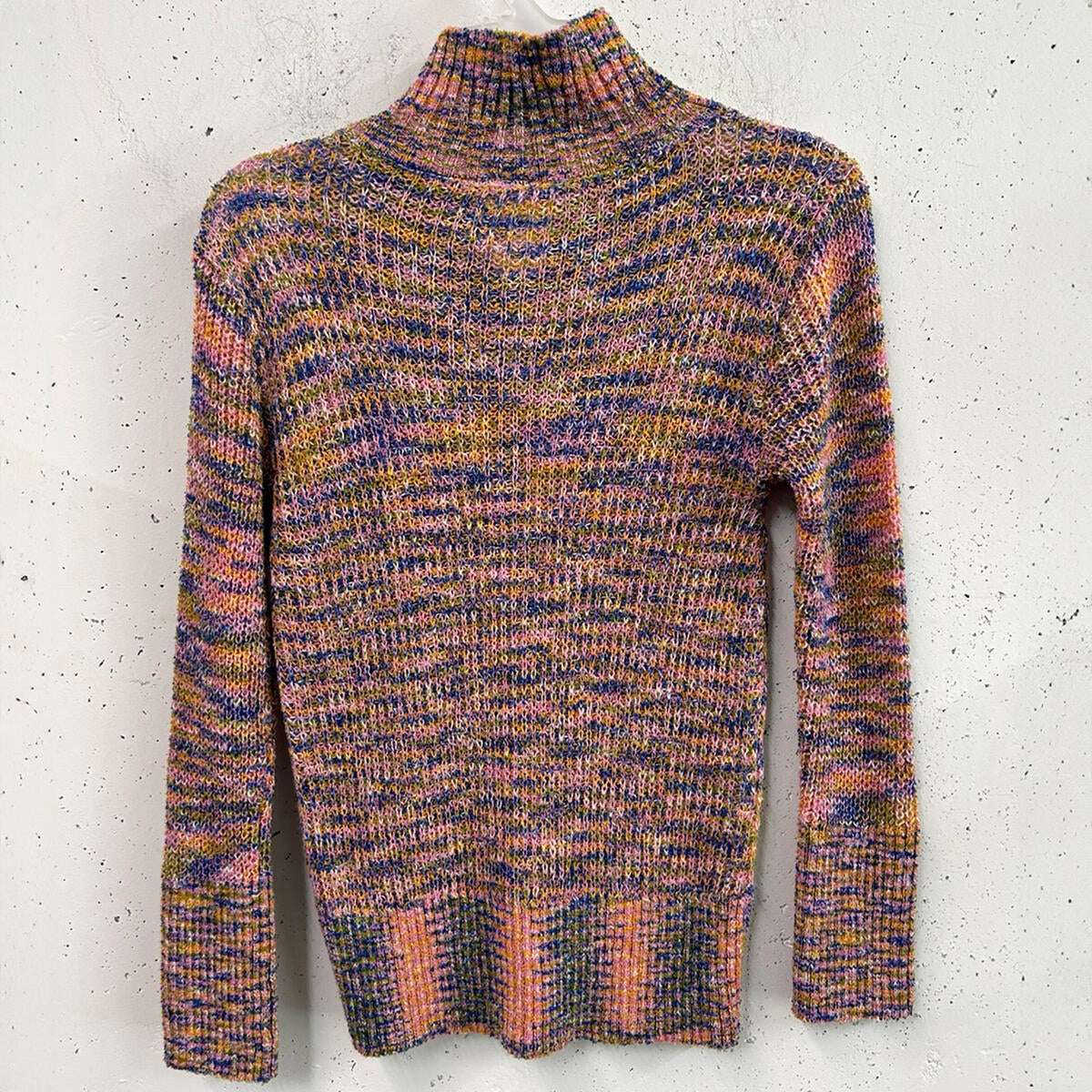 Multicolor Mockneck Sweater