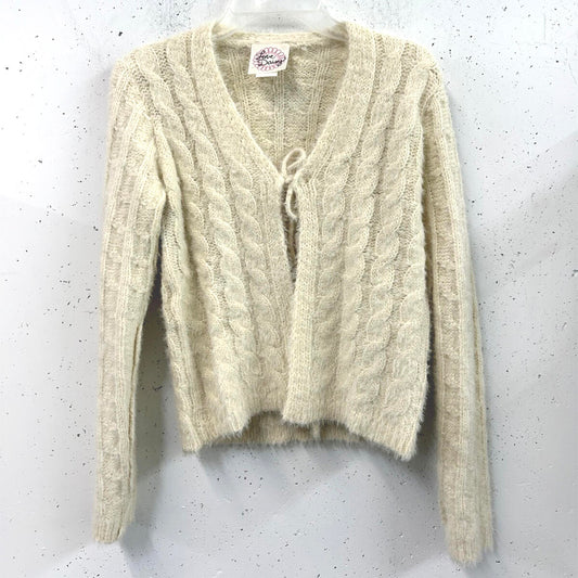 Cable Knit Cream Cardigan