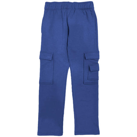 Blue Cargo Sweatpants