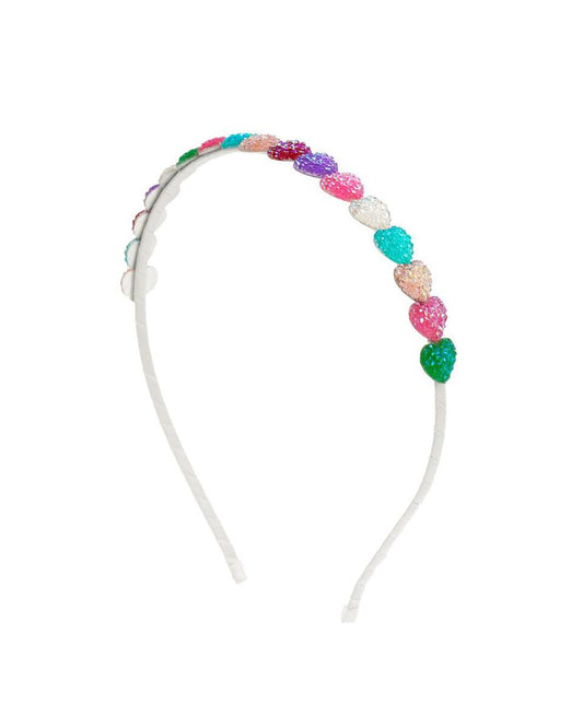 Glitter Multi Heart Headband