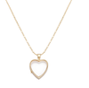 Floating Heart Locket Necklace