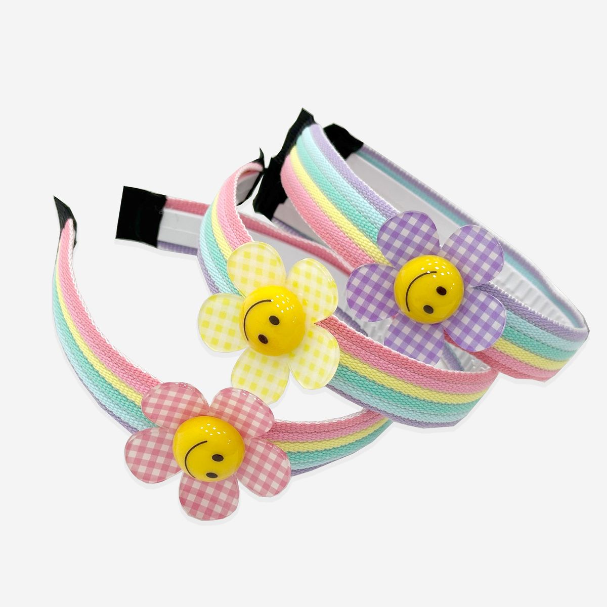 Purple Daisy Rainbow Headband