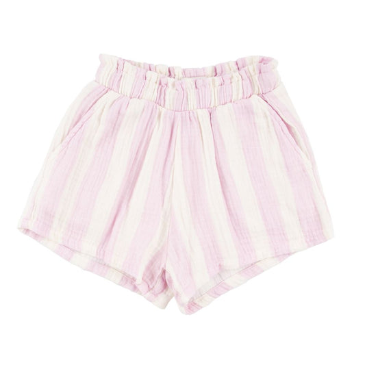 Pink Stripe Shorts