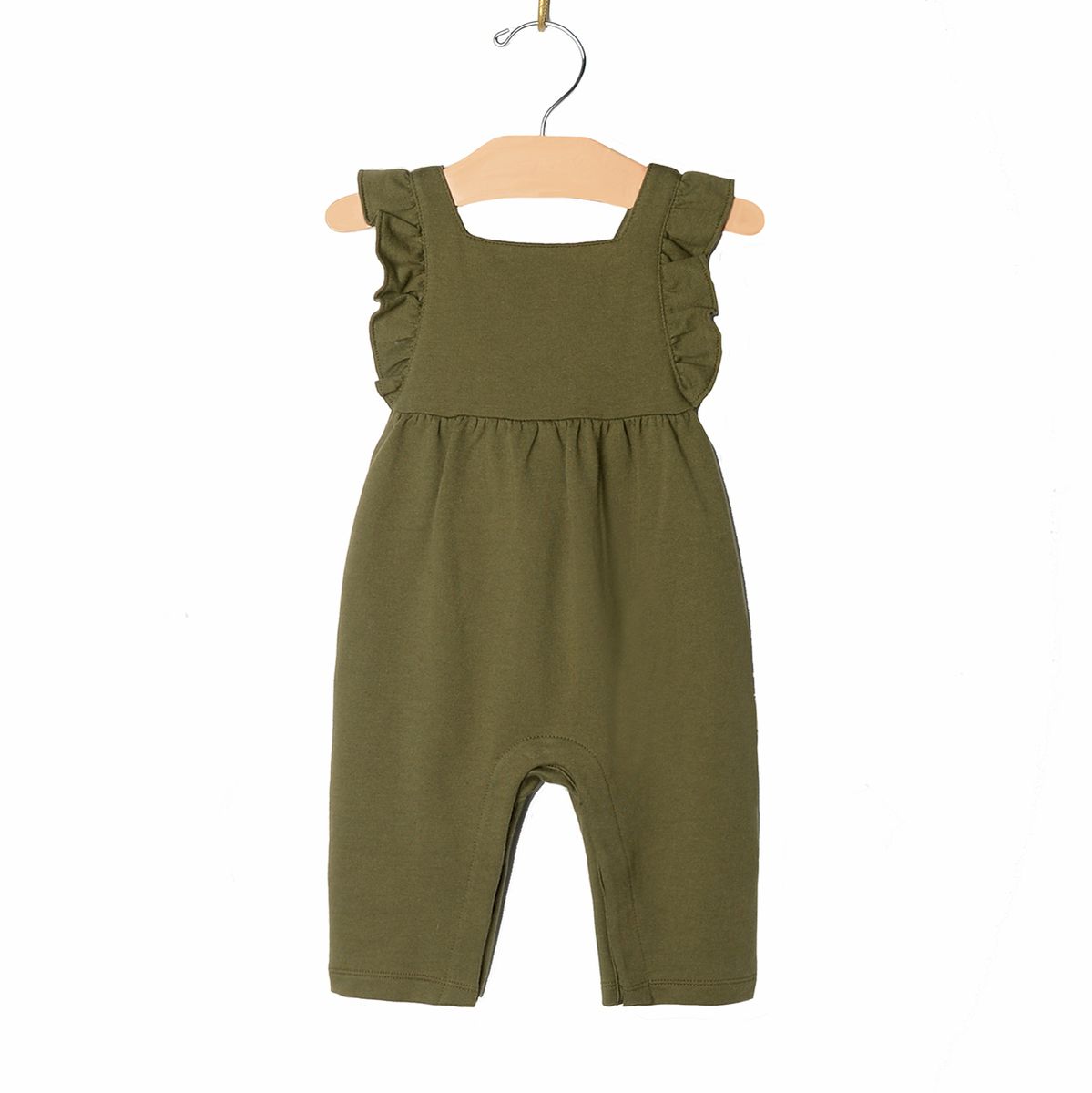 Green Sweats Flutter Overalls