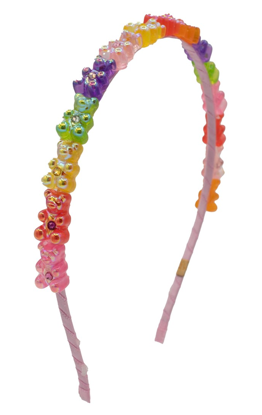 Rainbow Crystal Gummy Bear Headband