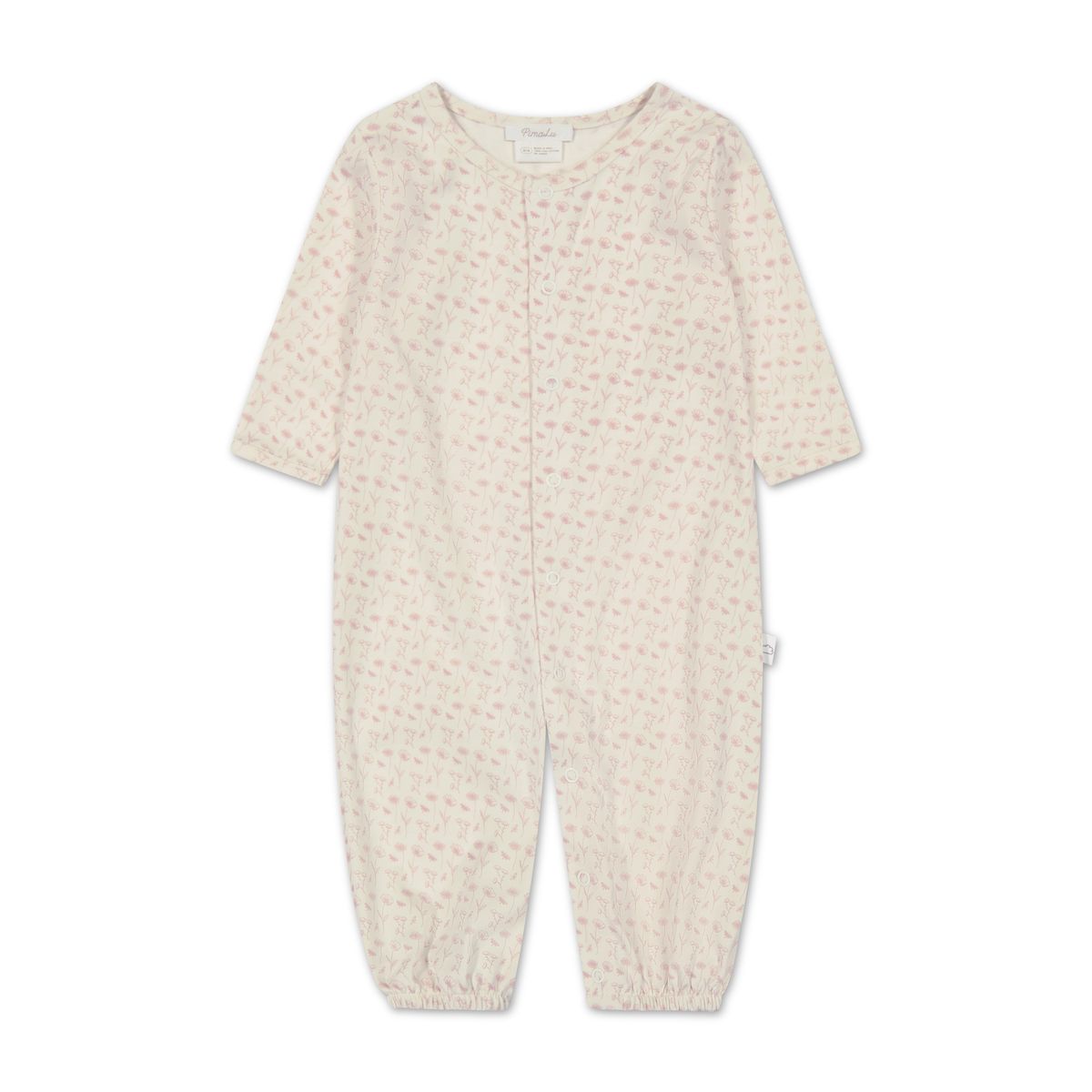 Drawn Flowers Converter Gown