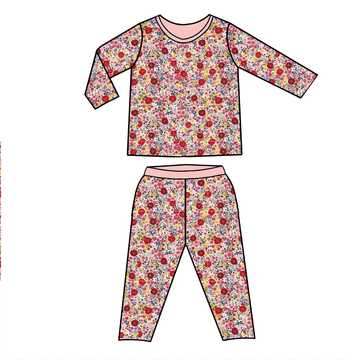 Floral Pink Pajamas