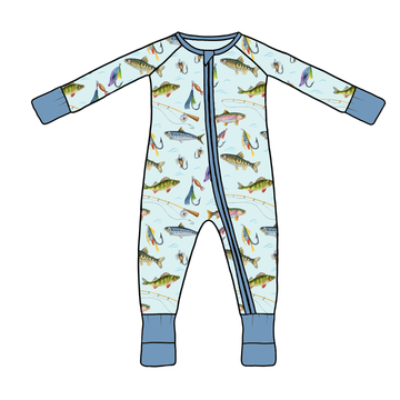 Fishing Zip Convertible Romper