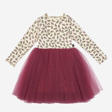 Cara Purple Flower Tutu Dress