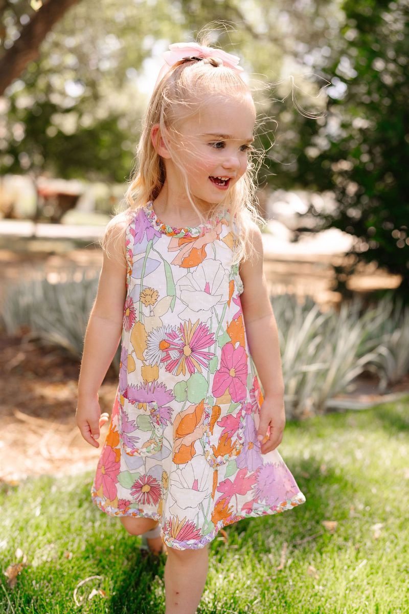 Festive Floral Olivia Dress