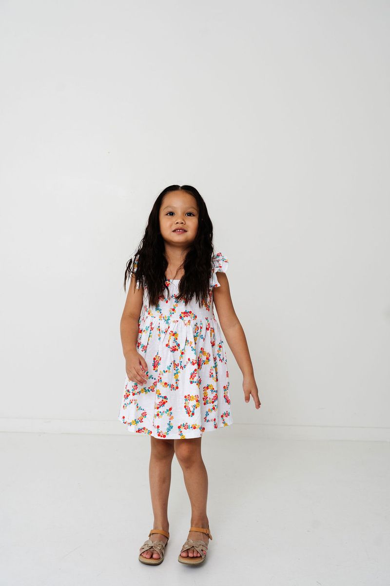 Floral Hearts Mia Dress