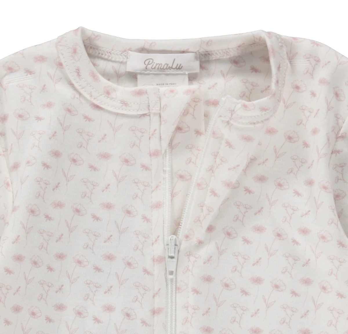 Drawn Flowers Footie