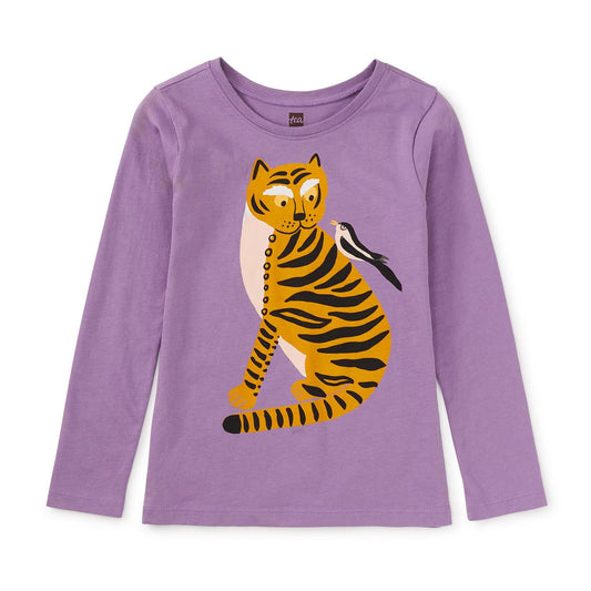 Purple Tiger & Magpie Tee