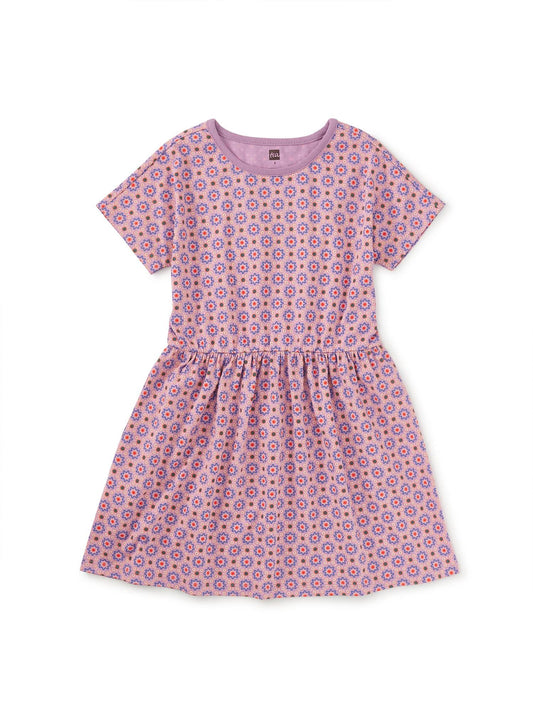 Korean Tiles Twirl Dress