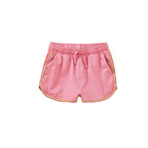 Pink Rainbow Stripe Track Shorts