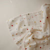 Smiley Face Organic Muslin Swaddle