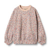 Floral patterned sweatshirt on a white background