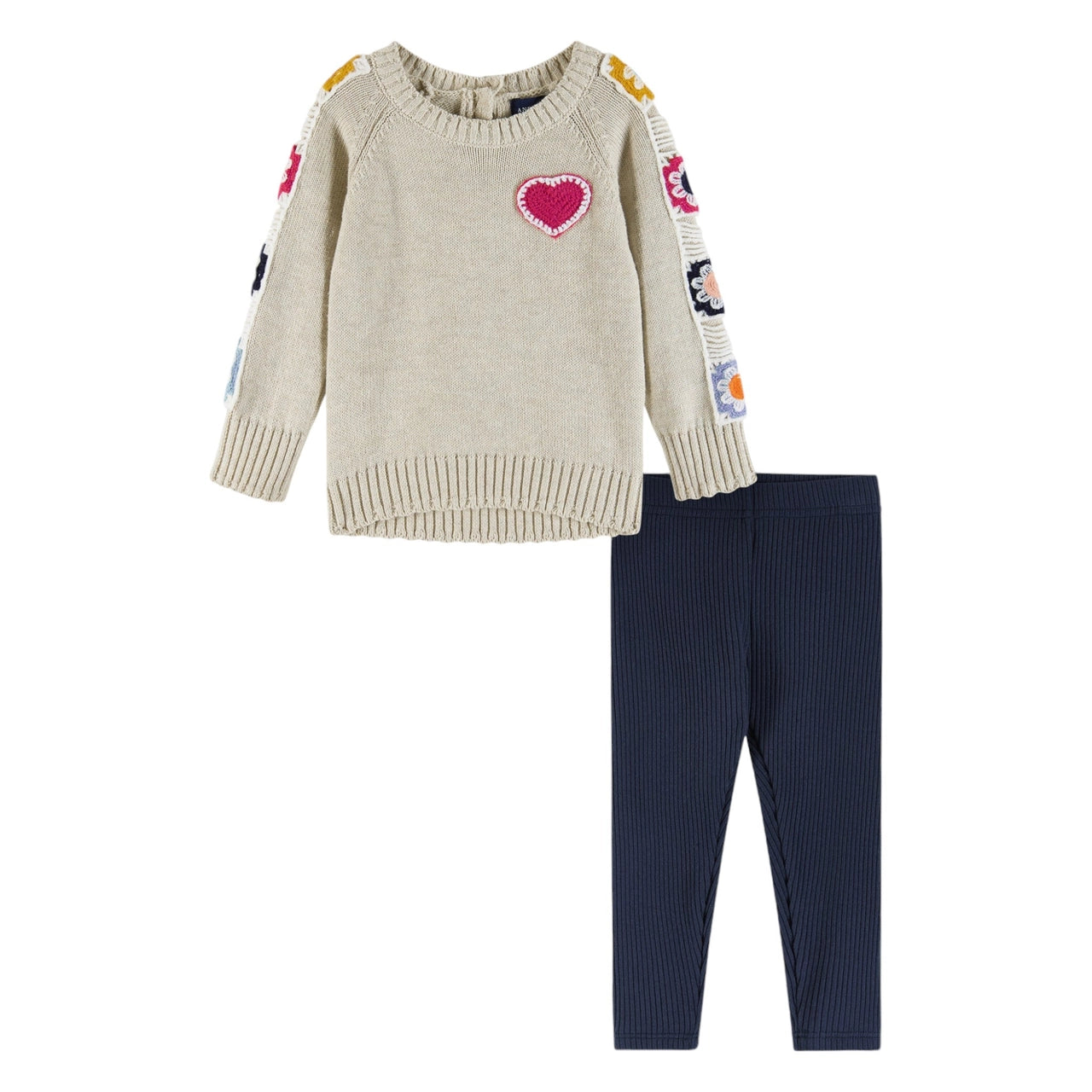 Heart Tunic Sweater & Legging Set