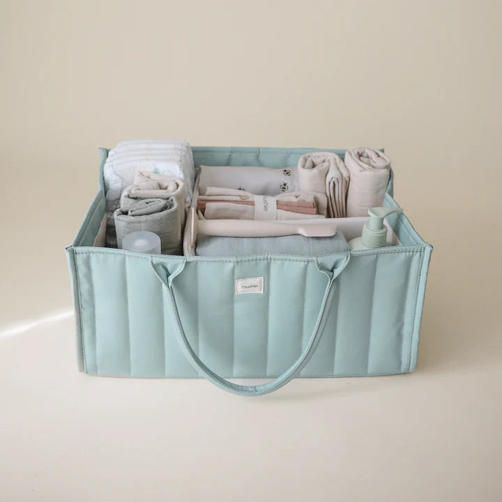 Roman Green Diaper Caddy