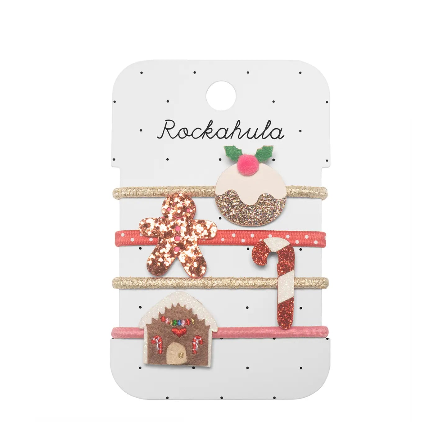 Gingerbread Christmas Hair Ties