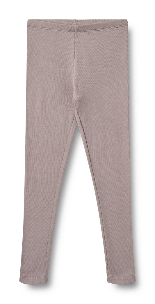 Mauve leggings on a white background