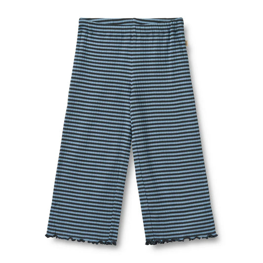 Blue Striped Jersey Pants