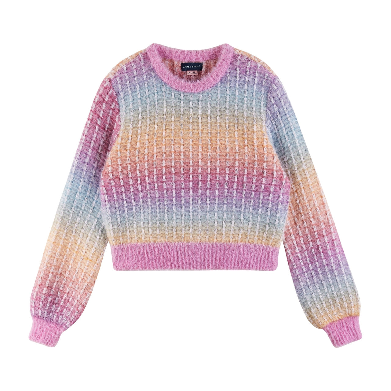 Cropped Multicolor Sweater