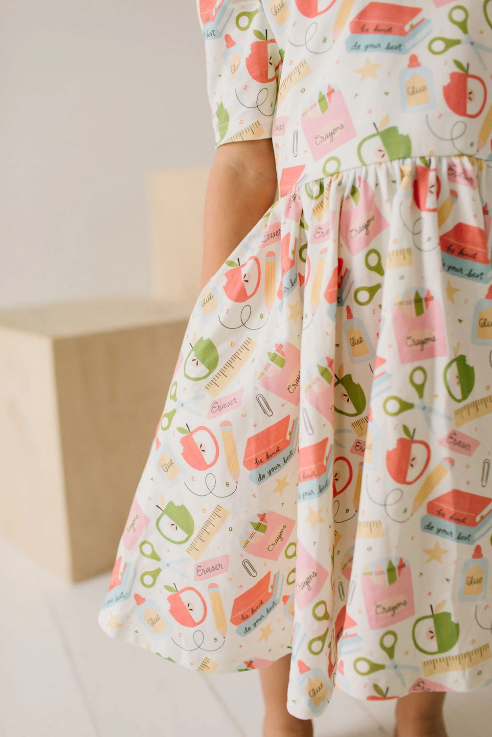 School Vibes Twirl Dress