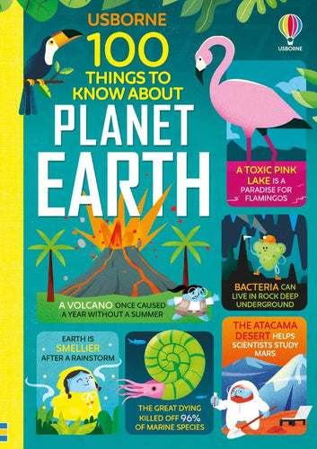 100 Things To Know About Planet Earth 192 GIFT CHILD Usborne Books 