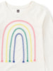 Embroidered Rainbow Top