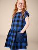 Bursa Plaid Pocket Dress