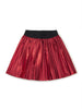 Metallic Red Twirl Skirt