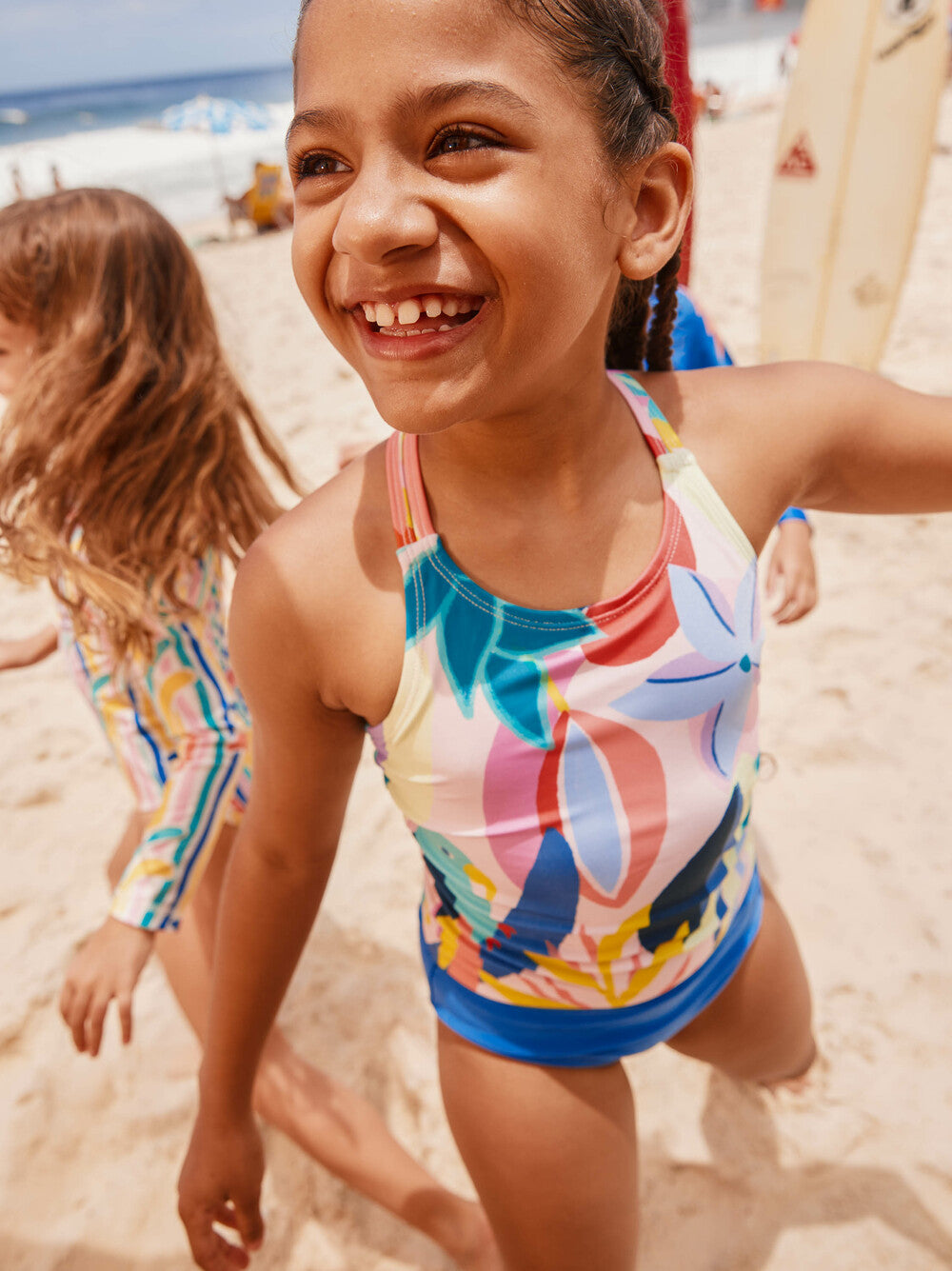 Parakeet Peach Tankini Set