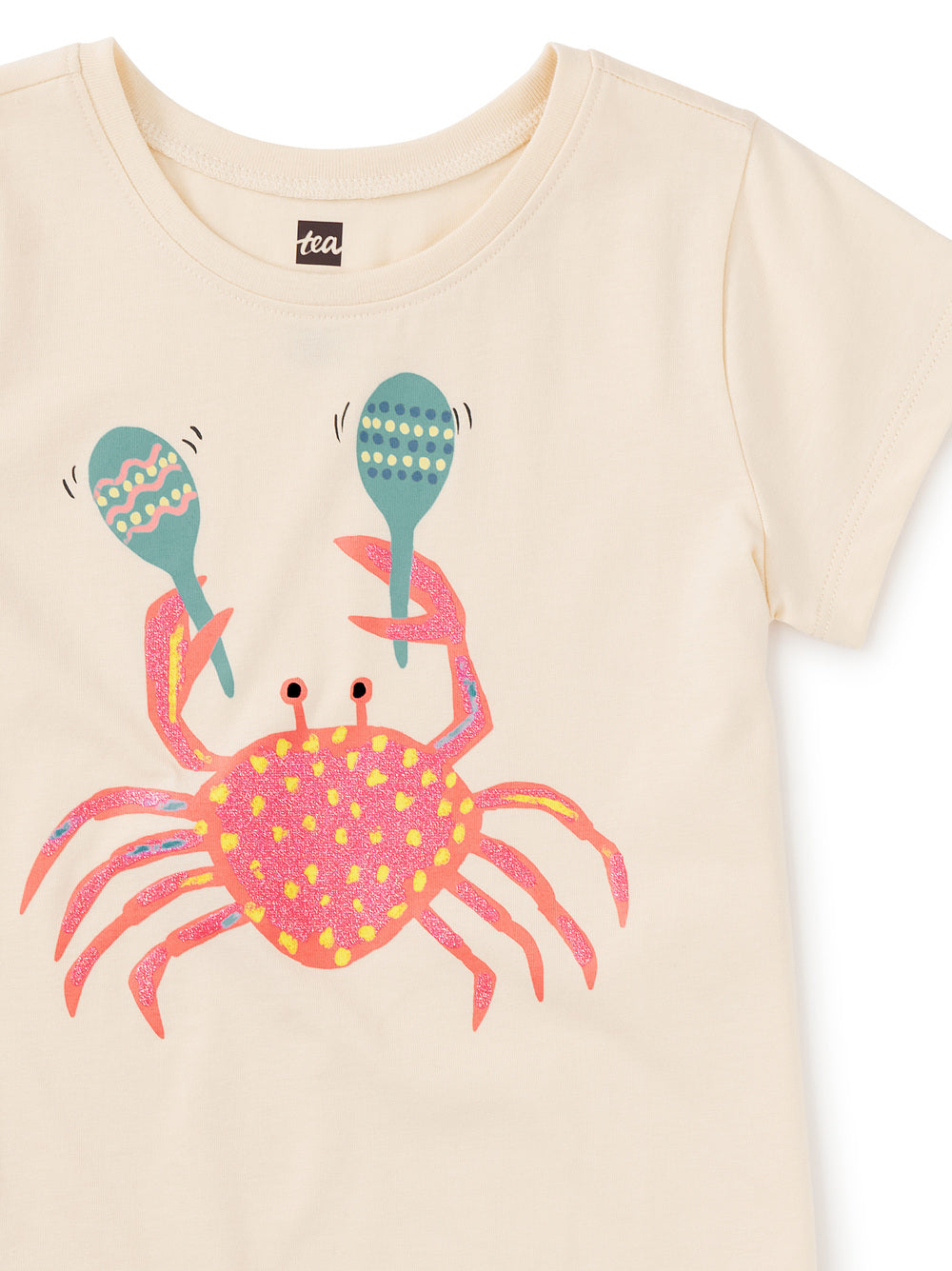 Glittery Crab Graphic Tee