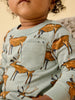 Painted Deer Pocket Romper
