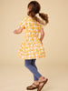 Valencia Orange Twirl Dress