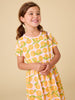 Valencia Orange Twirl Dress