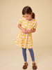 Valencia Orange Twirl Dress