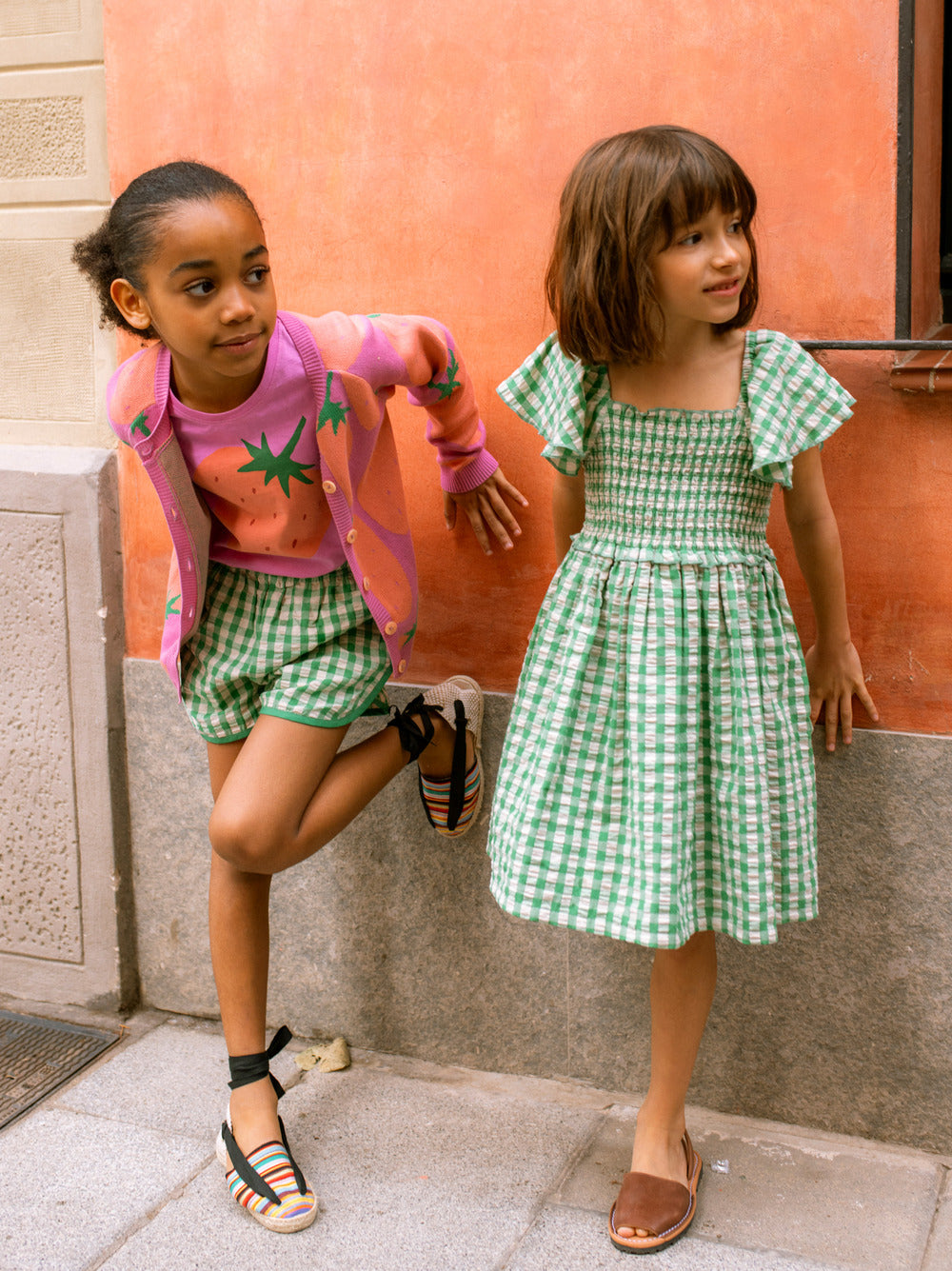 Garden Party Check Woven Shorts