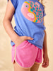 Sweet Pea Rainbow Trim Shorts