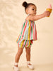 Multi Stripe Shorts Set