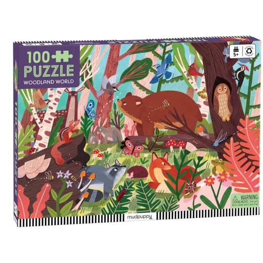 100 piece woodland world puzzle 
