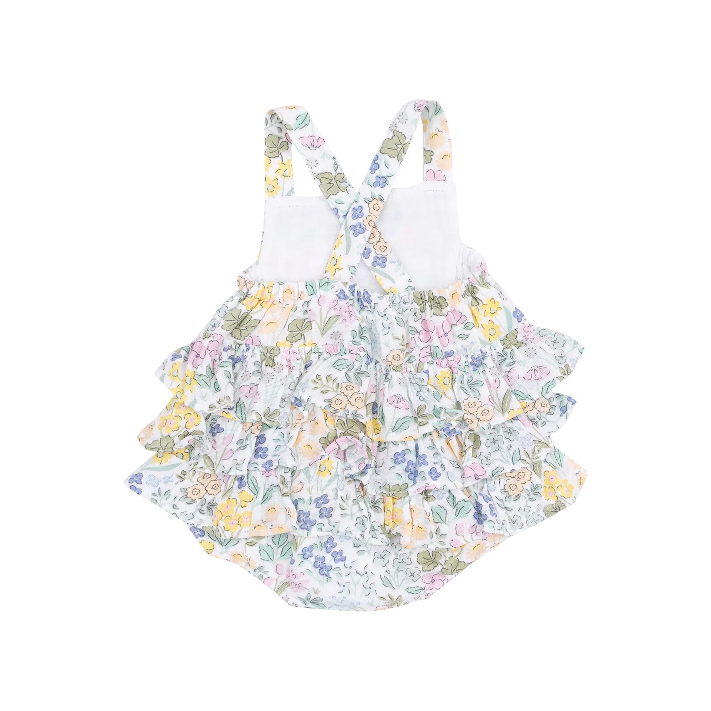 Samantha Floral Ruffle Sunsuit