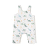Soft Dinos Green Overalls